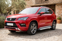 Seat Ateca 2016- гг. Боковые Подножки Maya V2 (2 шт., Алюминий) фото 1