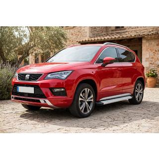 Боковые Подножки Maya V2 (2 шт., Алюминий) Seat Ateca 2016- гг. фото 1