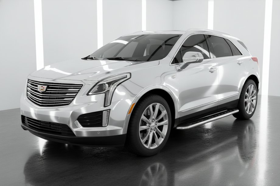 Cadillac XT5 2016- гг. Боковые Подножки Maydos V1 (2 шт., Алюминий) Image