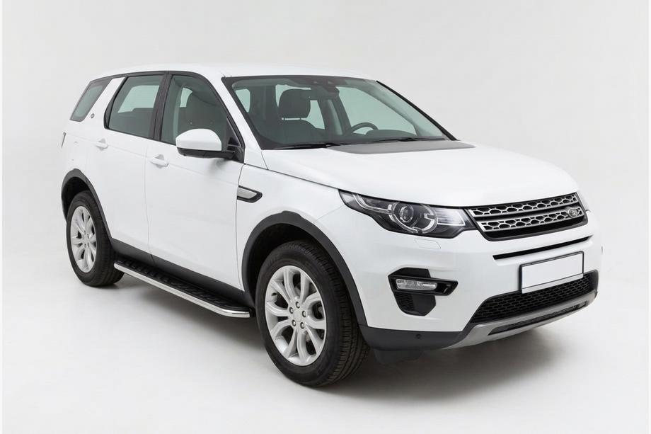Land Rover Discovery Sport 2014- гг. Боковые пороги Maydos V1 (2 шт., алюминий) Image