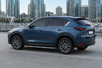 Mazda CX-5 2017–2025 гг. Боковые Подножки Maydos V1 (2 шт., Алюминий) фото 1