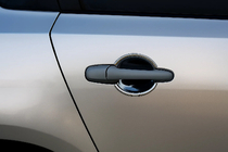Mazda 3 2003-2009 гг. Чашечки под ручки дверей (4 шт., нержавейка) фото 1