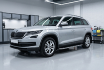 Skoda Kodiaq 2016-2023 гг. Боковые Подножки Maydos V1 (2 шт., Алюминий) фото 1