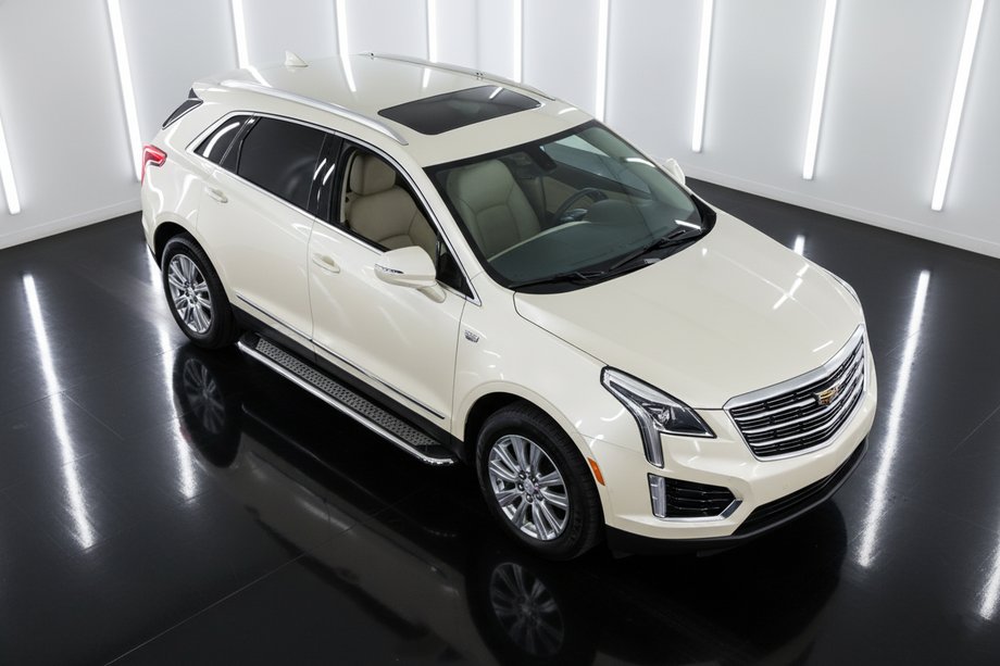 Cadillac XT5 2016- гг. Боковые Подножки Maydos V2 (2 шт., Алюминий и Нержавейка) Image