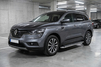 Renault Koleos 2016-2024 гг. Боковые Подножки Maydos V2 (2 шт., Алюминий и Нержавейка) фото 1