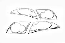 Mazda 6 2003-2008 гг. Хромированные накладки на задние фонари (2 шт., пластик) фото 3