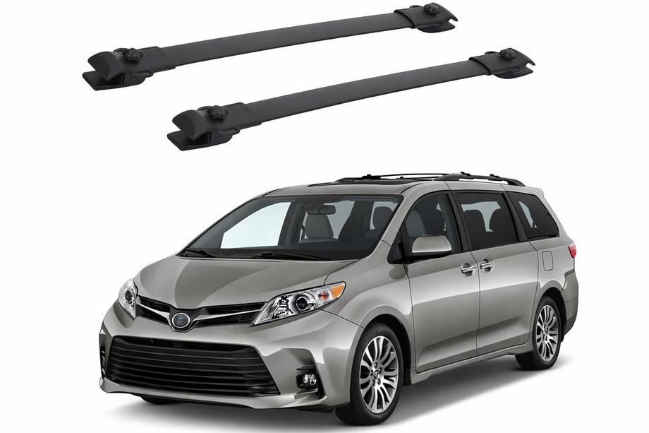Toyota Sienna 2010-2020 гг. Поперечные Дуги на Крыше (2 шт) Image