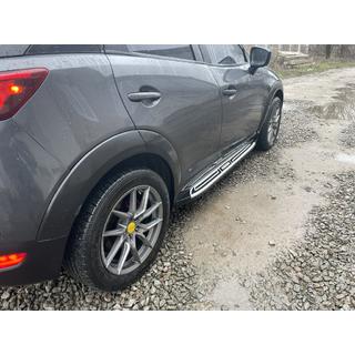 Боковые Подножки Оригинал (2 шт) Mazda CX-3 2015- гг. фото 1