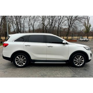 Боковые пороги BMW Style (2 шт) Kia Sorento III UM 2014-2020 гг. фото 2