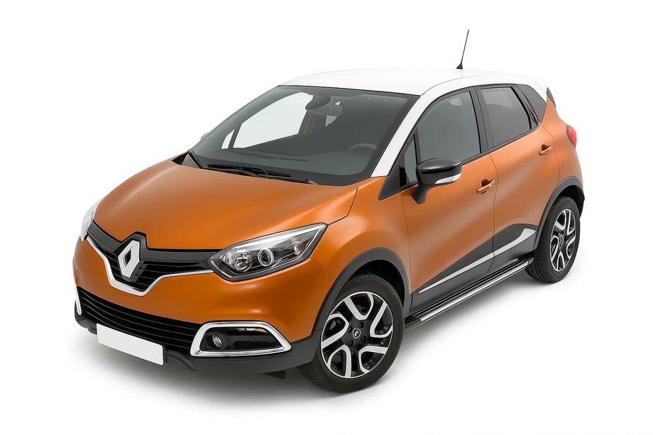 Renault Captur 2013-2019 гг. Боковые Подножки Оригинал (2 шт, Алюминий) Image