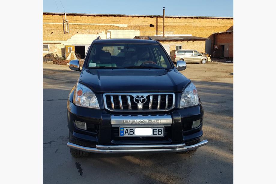 Toyota Land Cruiser Prado 120 2002-2009 гг. Передняя Дуга ST014 (Нержавейка) Фото 2