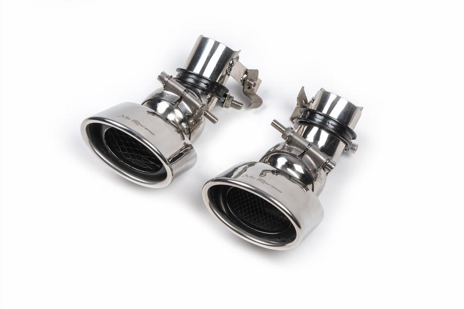 Mercedes E-class W211 2002-2009 гг. Насадки на выхлоп V2 (2 шт) Image