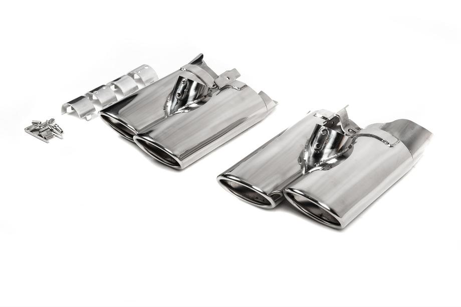 Mercedes S-class W220 1998-2005 гг. Насадки на выхлоп V2 (2 шт) Image