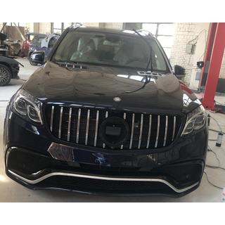 Передняя решетка радиатора GT Panamericana (для GLS) Mercedes GL/GLS сlass X166 2012-2019 гг. фото 2