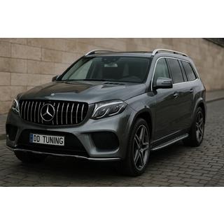 Передняя решетка радиатора GT Panamericana (для GLS) Mercedes GL/GLS сlass X166 2012-2019 гг. фото 1