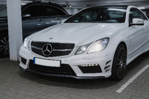 Mercedes E-class coupe C207 2010-2017 гг. Передняя решетка радиатора (2009-2013, Diamond Silver) фото 3