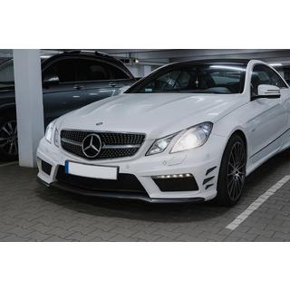 Передняя решетка радиатора (2009-2013, Diamond Silver) Mercedes E-сlass coupe C207 2010-2017 гг. фото 3