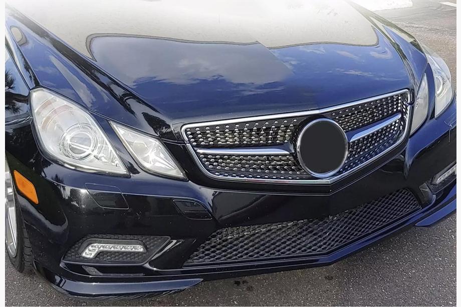 Mercedes E-class coupe C207 2010-2017 гг. Передняя решетка радиатора (2009-2013, Diamond Silver) Image