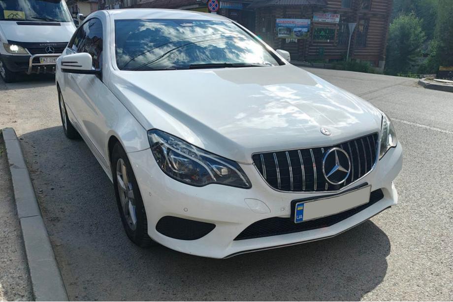 Mercedes E-class coupe C207 2010-2017 гг. Передняя Решетка Радиатора (2014-2016, GT Panamericana) Фото 4