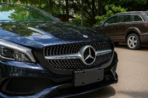Mercedes CLA C117 2013-2019 гг. Передняя Решетка Радиатора (2013-2016, Diamond Silver) фото 1
