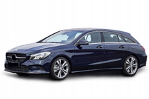Mercedes CLA C117 2013-2019 гг. Передняя решетка радиатора (2017-2019, Diamond Silver) фото 5