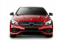 Mercedes CLA C117 2013-2019 гг. Передняя решетка радиатора (2017-2019, Diamond Silver) фото 3