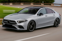 Mercedes A-class W177 2018- гг. Передняя решетка Diamond Silver (для 2018-2022) фото 3
