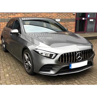 Передняя решетка GT Panamericana (для 2018-2022) Mercedes A-сlass W177 2018- гг. фото 1