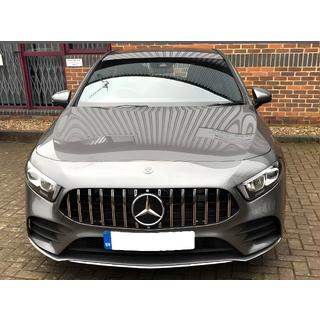 Передняя решетка GT Panamericana (для 2018-2022) Mercedes A-сlass W177 2018- гг. фото 3