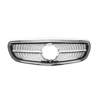 Передняя решетка Diamond (для Classic и Exclusive, 2016-2019) Mercedes E-сlass W213 2016-2023 гг. фото 1