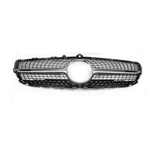 Передняя решетка с рамкой 2014-2018 (Diamond Silver) Mercedes CLS C218 2011-2018 гг. фото 3