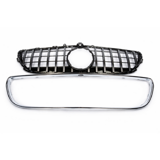 Передняя решетка с рамкой 2014-2018 (GT Panamericana) Mercedes CLS C218 2011-2018 гг. фото 3