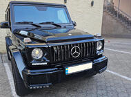 Mercedes G class W463 1990-2018 гг. Передняя Решетка (GT, с Хромированными Вставками) Черный с хромированными полосами фото 1