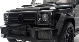 Mercedes G class W463 1990-2018 гг. Накладки на фары с LED (6 диодов, комплект) фото 5