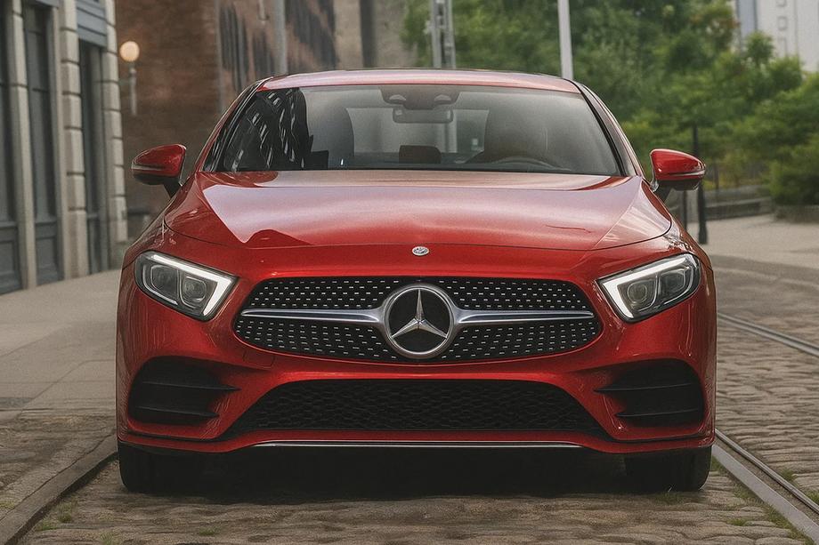 Mercedes CLS C257 2018- гг. Передняя решетка радиатора (Diamond Silver) Image