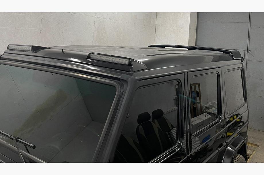 Mercedes G class W463 1990-2018 гг. Козырек BRB V1 Дизайн 2015 (ABS) Image