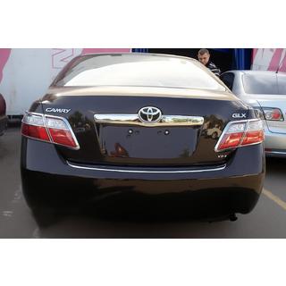 Хром Накладки на Задние Фонари (2 шт, пластик) Toyota Camry 2006-2011 гг. фото 4