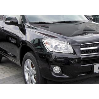 Накладки на фары 2009-2010 (2 шт., пластик) Toyota Rav 4 2006-2013 гг. фото 1