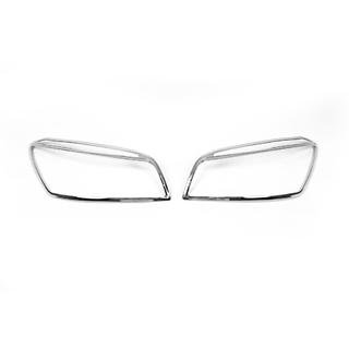 Накладки на фары 2009-2010 (2 шт., пластик) Toyota Rav 4 2006-2013 гг. фото 3