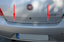 Fiat Linea 2006-2018 гг. Накладка на багажник нержавейка фото 1