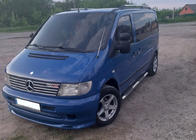 Mercedes Vito W638 1996-2003 гг. Нижняя накладка на бампер Brabos Style (грунт под покраску) фото 2