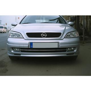Накладки на фары (2 шт, пластик) Opel Astra G classic 1998-2012 гг. фото 1