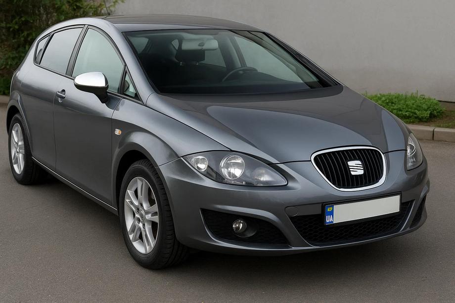 Seat Leon 2005-2012 гг. Накладки на зеркала (2005-2010, 2 шт., нерж.) Carmos - Турецкая Нержавеющая Сталь Image