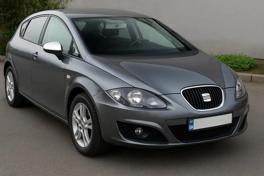 Seat Leon 2005-2012 гг. Накладки на зеркала (2005-2010, 2 шт., нерж.) Image