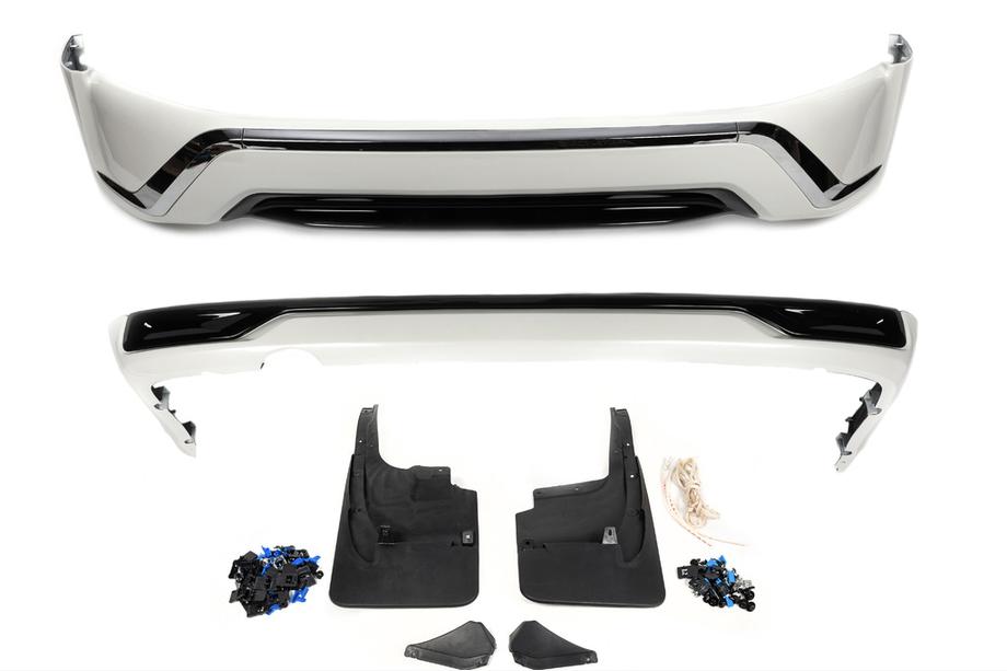 Toyota Land Cruiser 200 2007-2021 гг. Комплект обвеса 2016-2021 (Executive 2016) Черный Фото 3