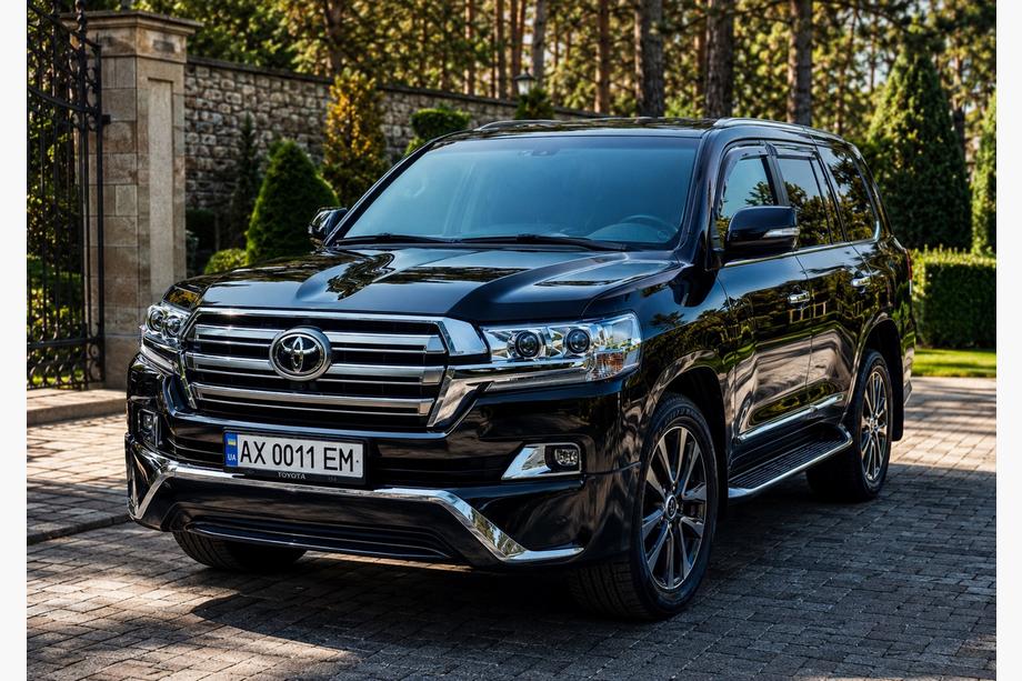 Toyota Land Cruiser 200 2007-2021 гг. Комплект обвеса 2016-2021 (Executive 2016) Черный Фото 8