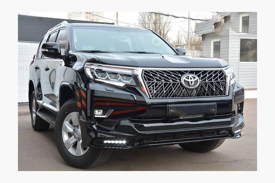 Toyota Land Cruiser Prado 150 2009-2023 гг. Накладки на передний и задний бампер TRD (2017-) Image