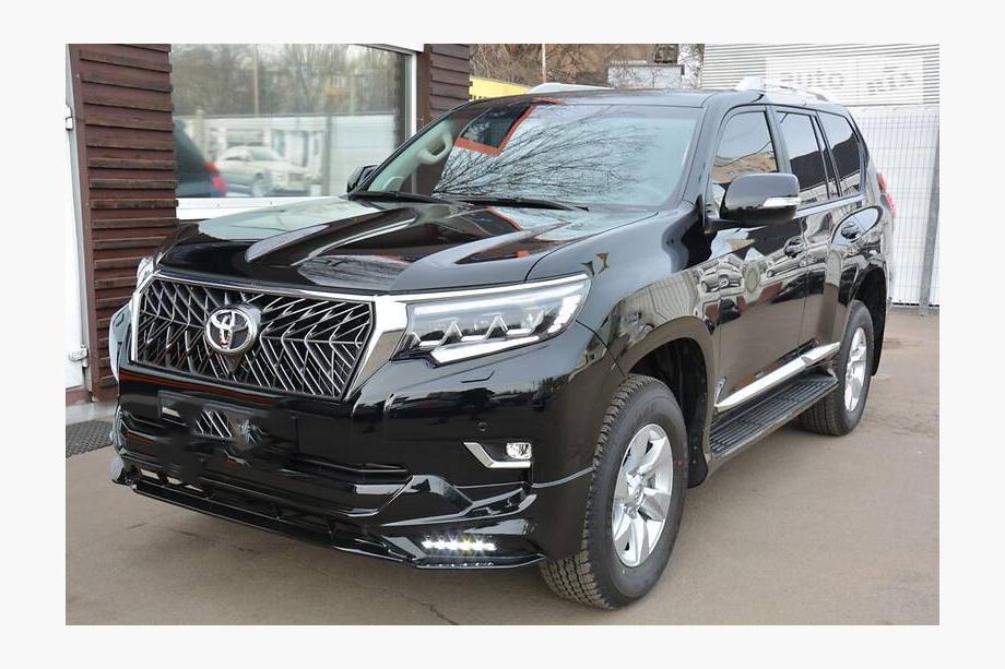 Toyota Land Cruiser Prado 150 2009-2023 гг. Накладки на передний и задний бампер TRD (2017-) Фото 4