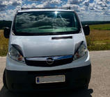 Renault Trafic 2001–2015 гг. Реснички на Фары Porshe-Style Черный Глянец фото 2