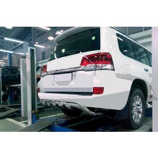 Задняя защита Gronder (нержавейка) Lexus LX570/450d 2008-2022 гг. фото 1